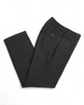 Dark Grey High-Rise Drawstring Trousers