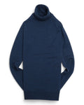Midnight Blue Merino Rollneck