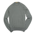 Pale Green Cashmere & Silk Crewneck Sweater