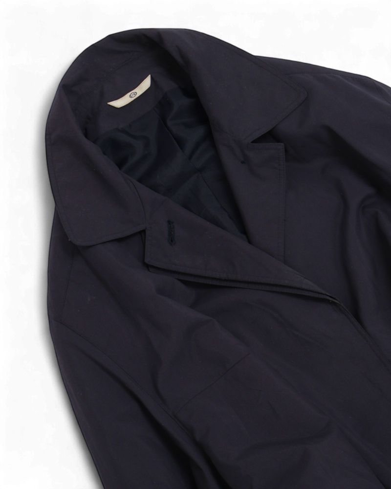Navy Long Shell Coat