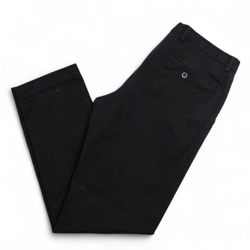 Black Cotton Trousers