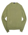 Pale Green V-Neck Knit