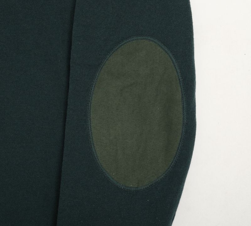 Dark Green Crewneck Knitwear