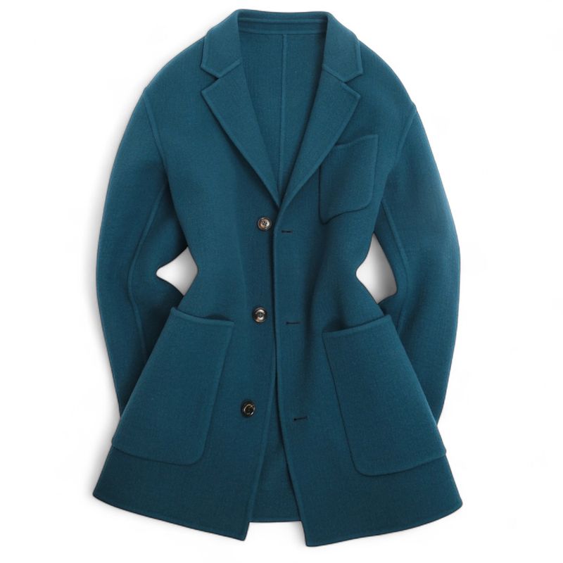 Teal Cashmere Jacket