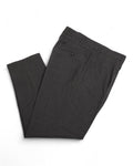 Charcoal Pleated High-Rise Trousers