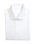 White Club Collar Poplin Shirt