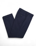 Dark Blue Mingled Wool Trouser