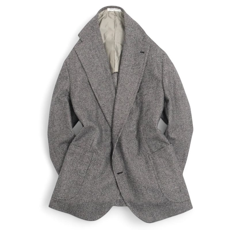 Grey Birseye Tweed Sports Jacket