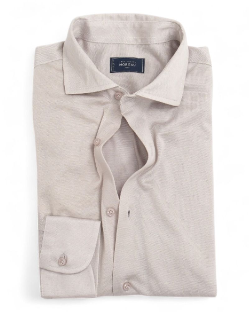 Greige Pique Shirt
