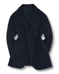 Dark Navy Cotton Sports Jacket