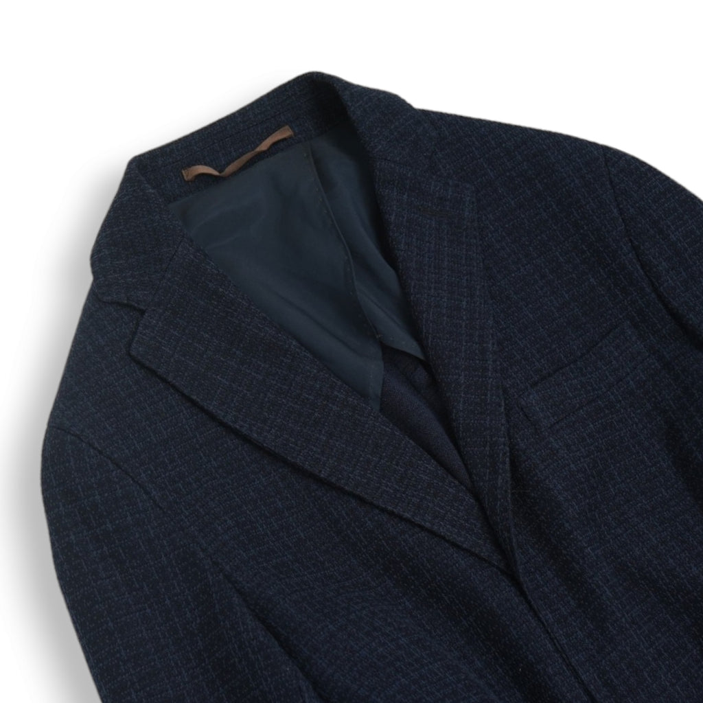 Dark Navy Cotton Sports Jacket