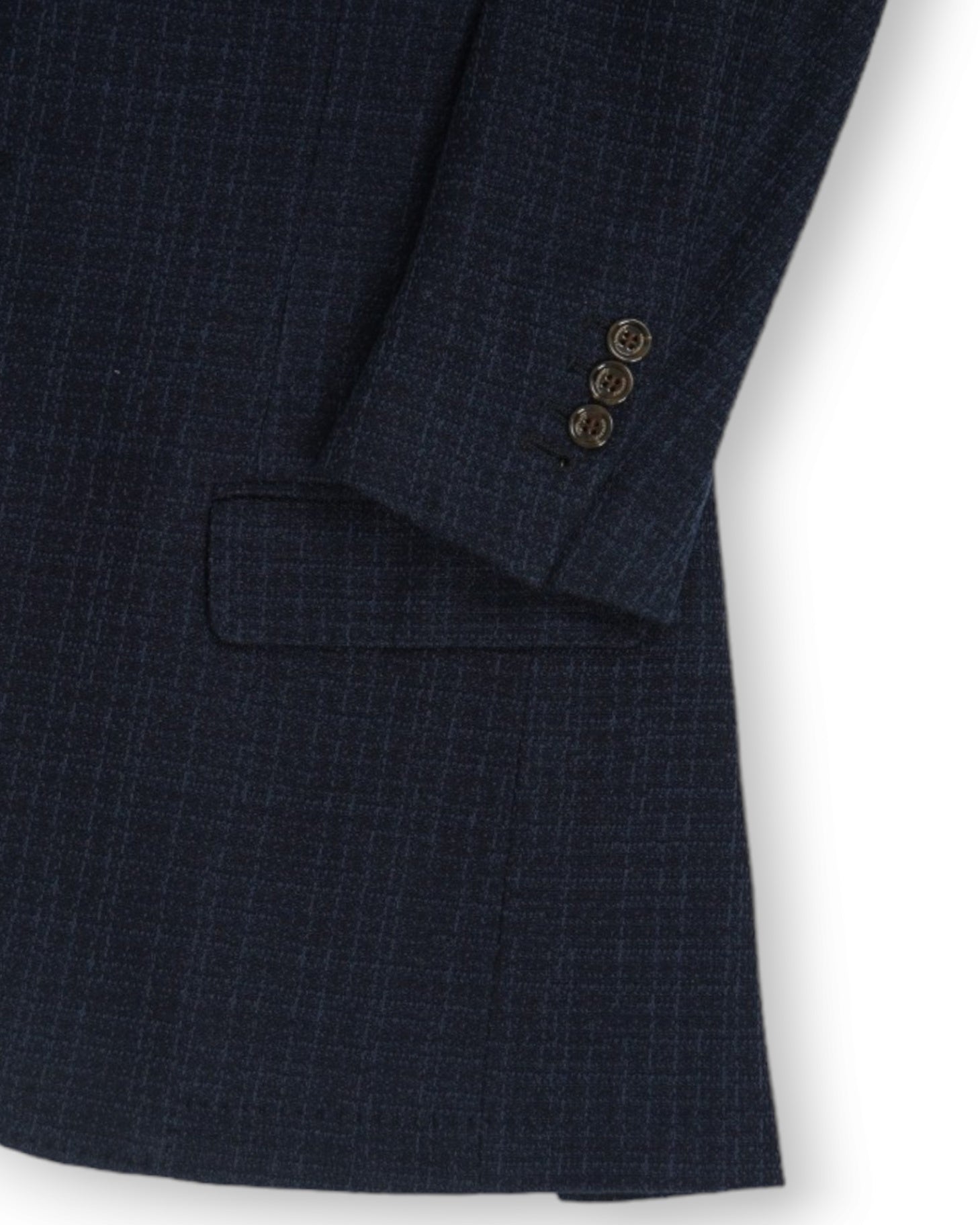 Dark Navy Cotton Sports Jacket