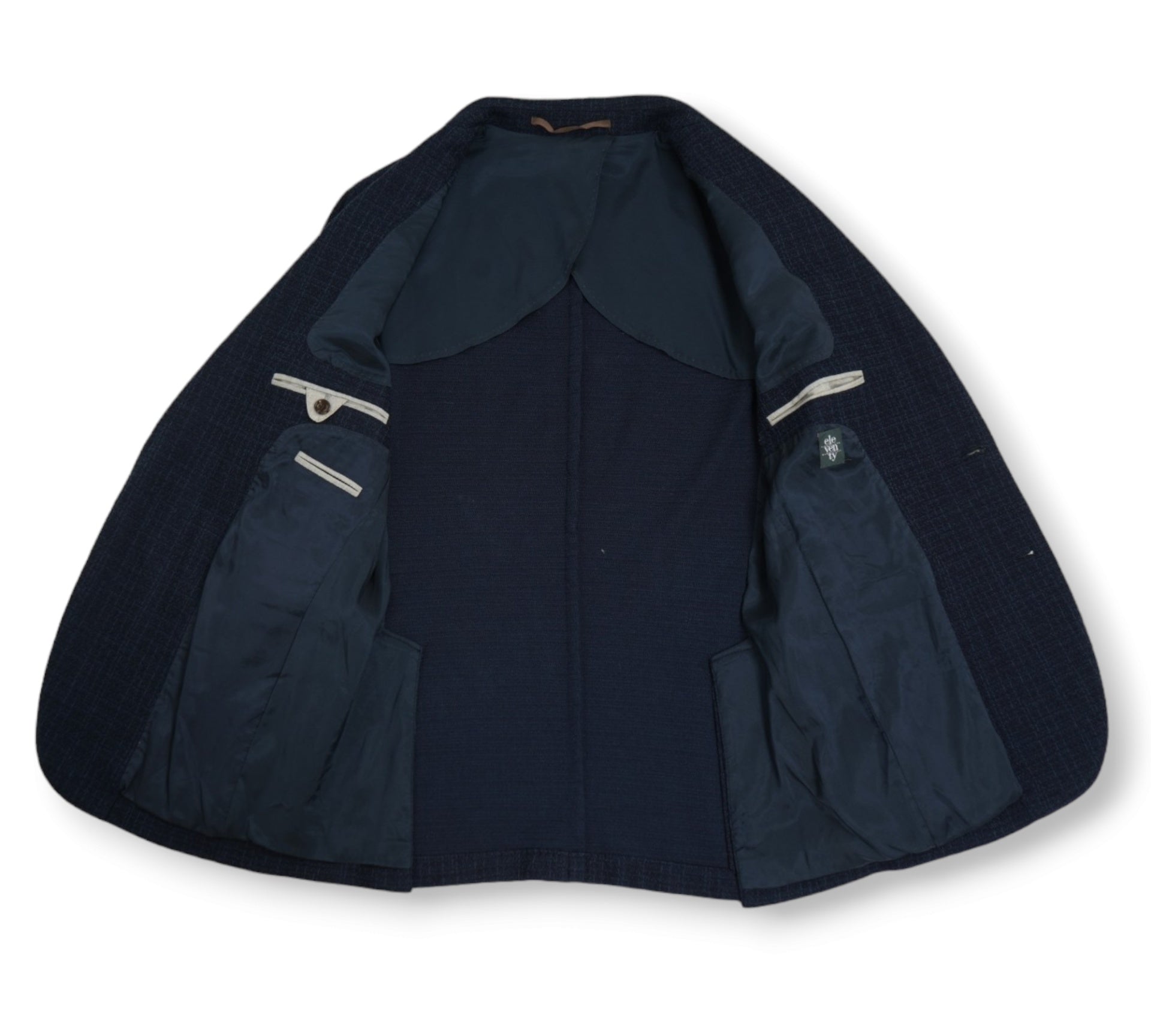 Dark Navy Cotton Sports Jacket