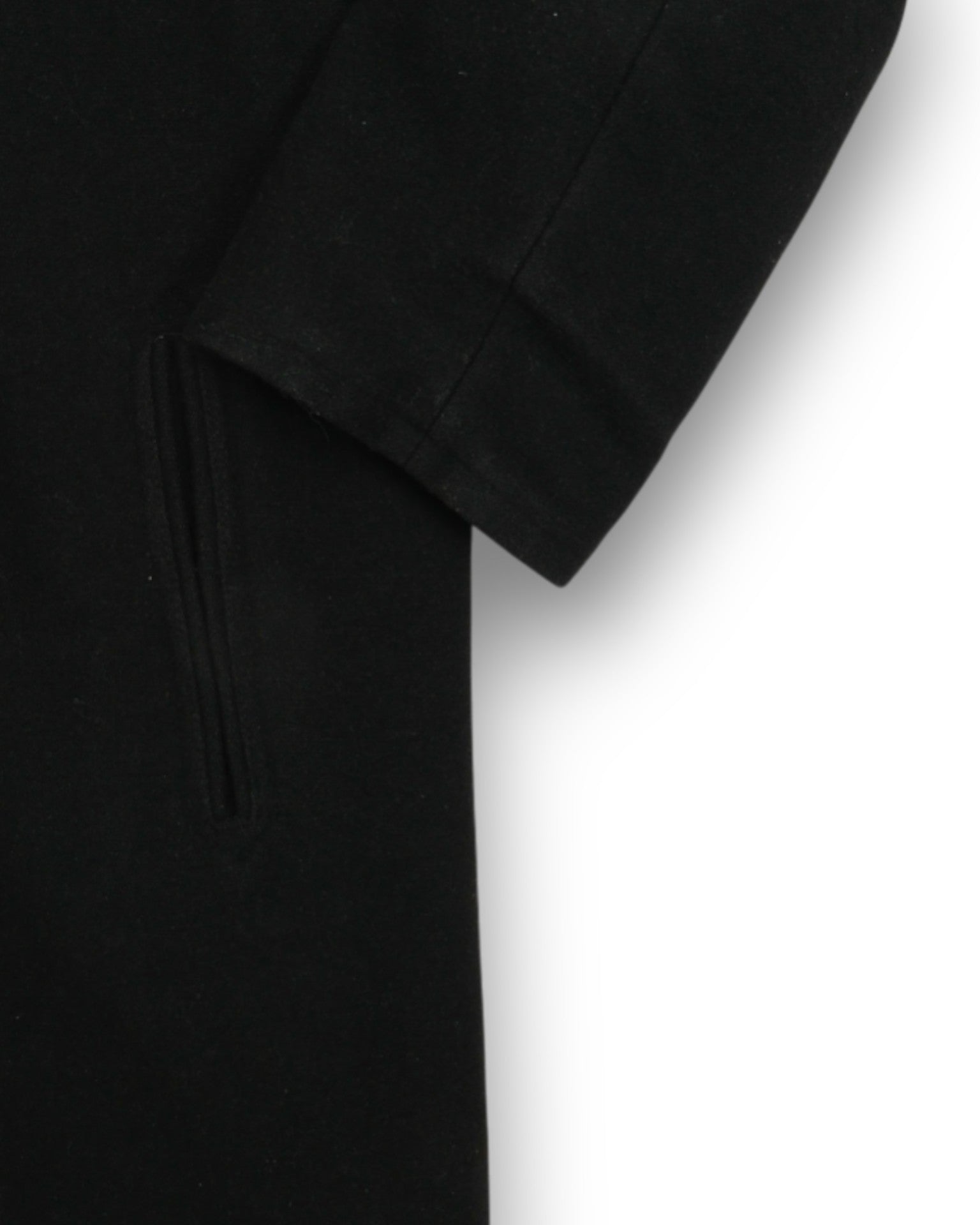 Midnight Blue Wool Peacoat