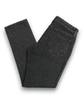 Faded Black High-Rise 5-Pocket Denim