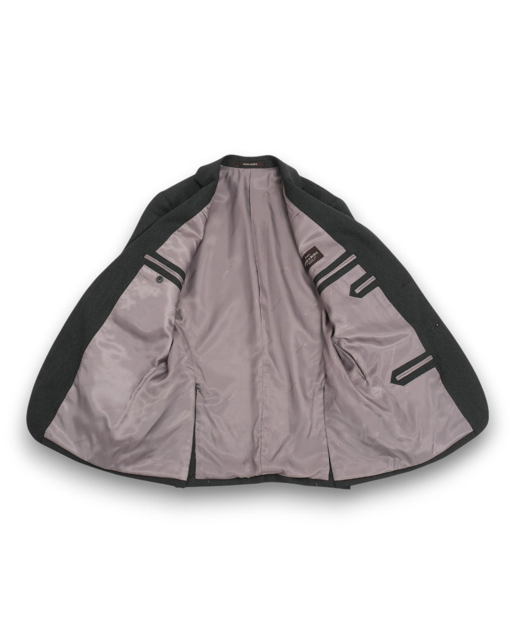 Dark Grey Wool 2-Piece Suit