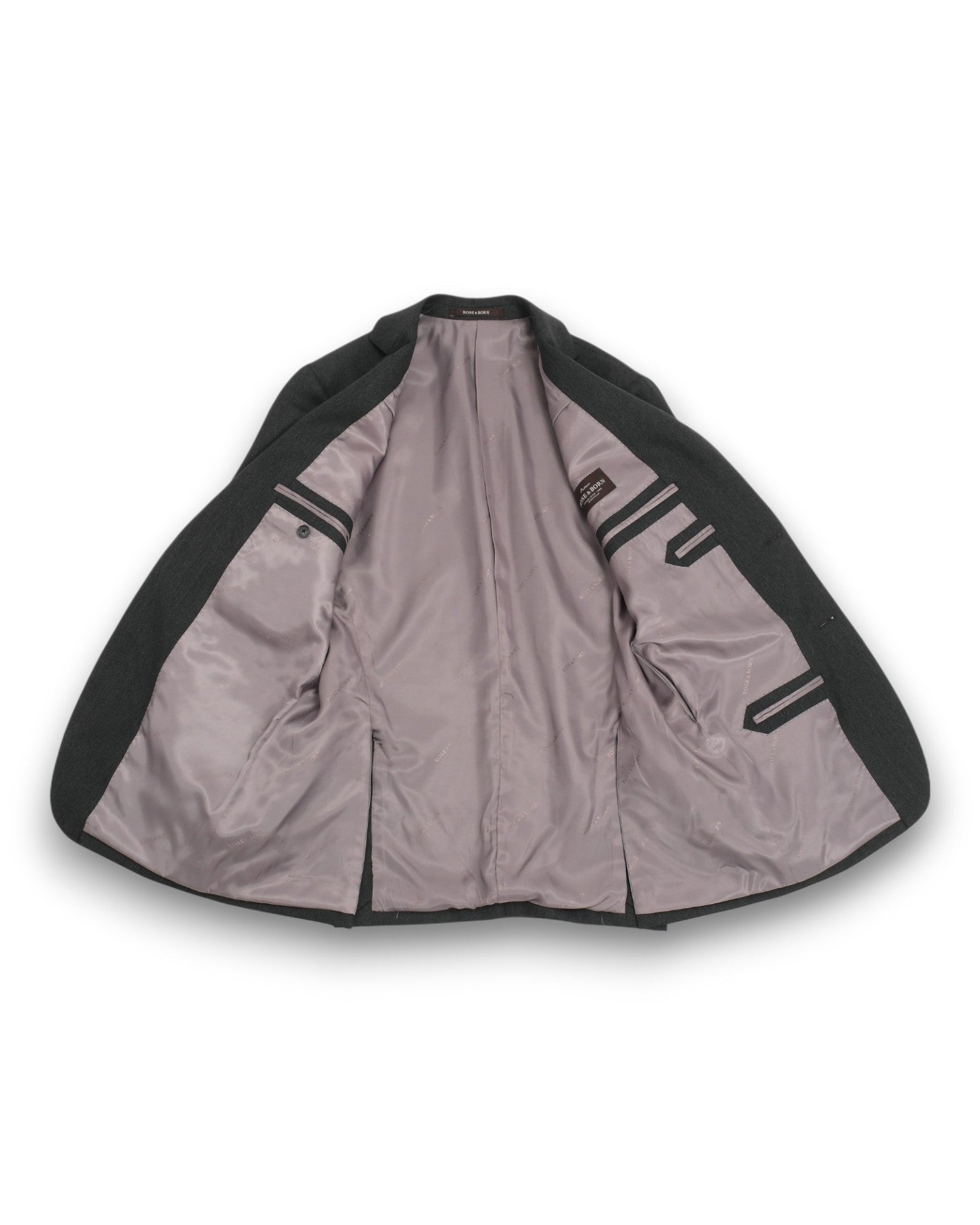 Dark Grey Wool 2-Piece Suit