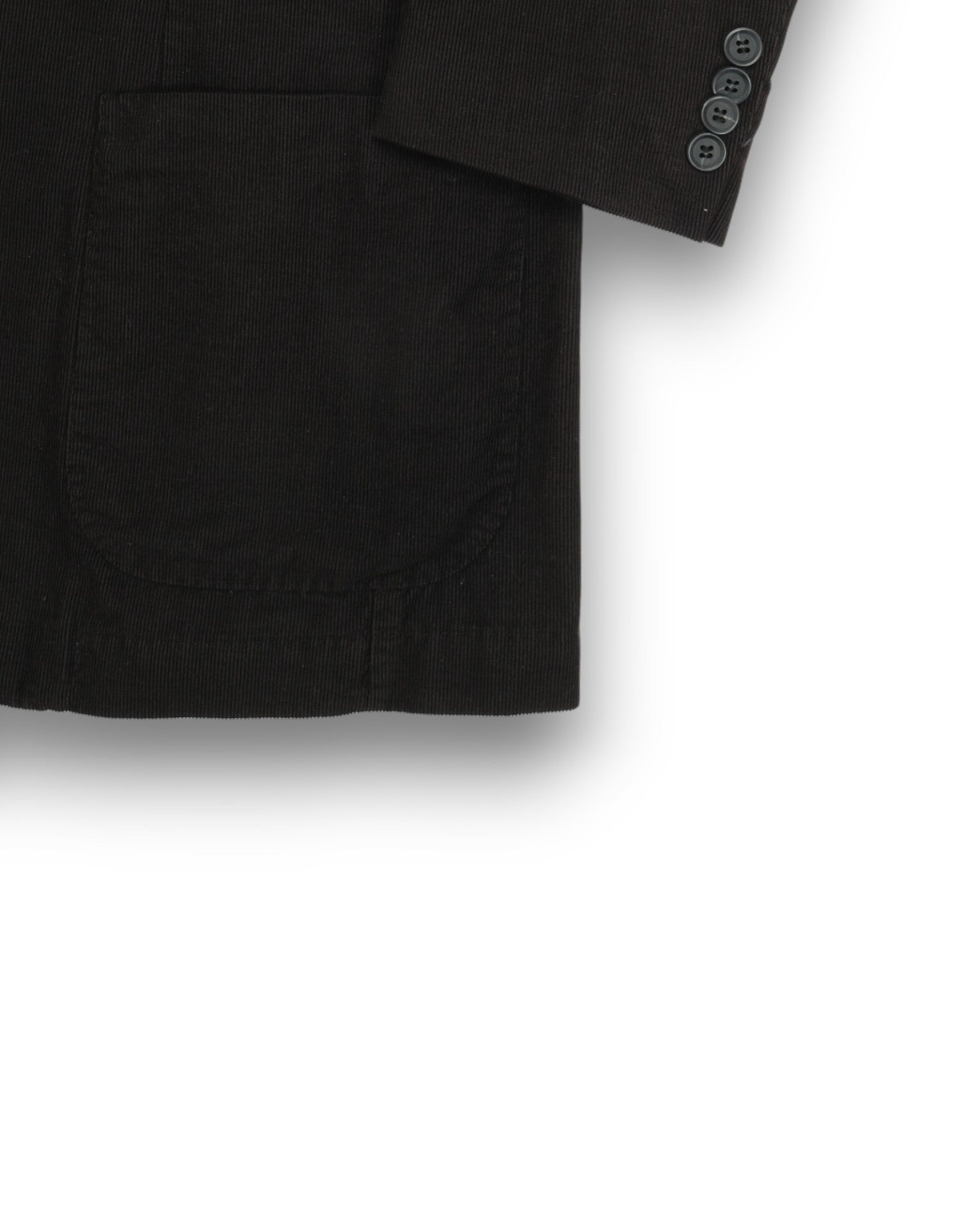 Black Needlecord Sports Jacket