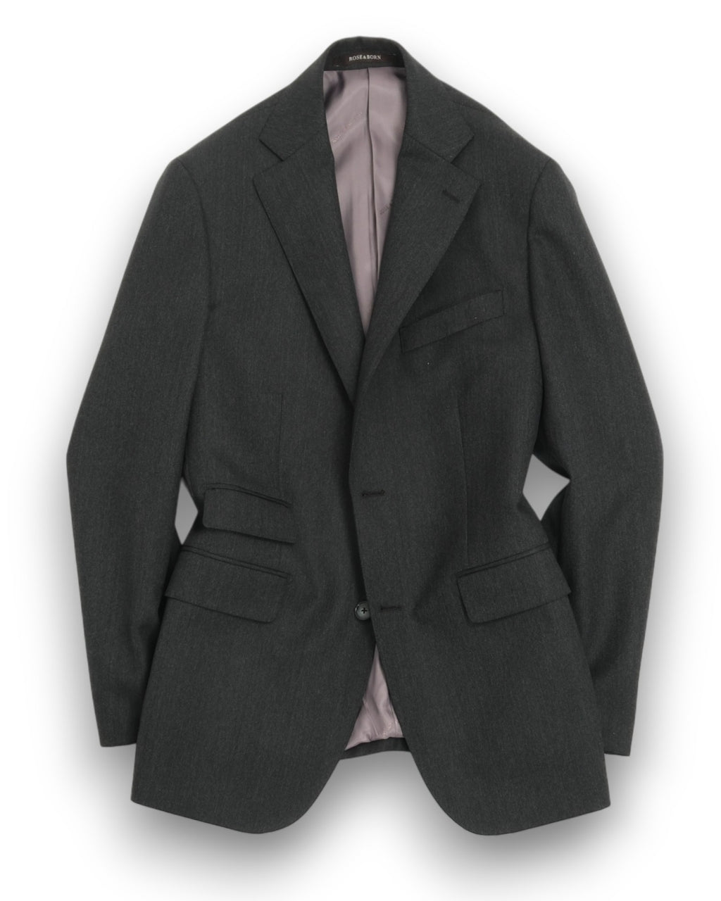 Dark Grey Wool 2-Piece Suit