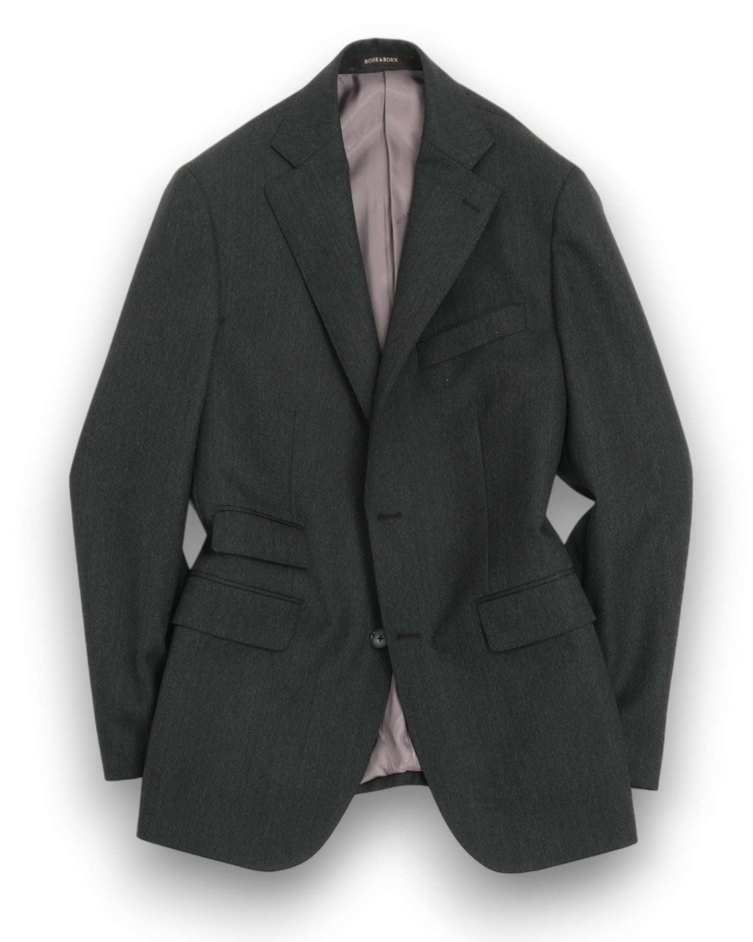 Dark Grey Wool 2-Piece Suit
