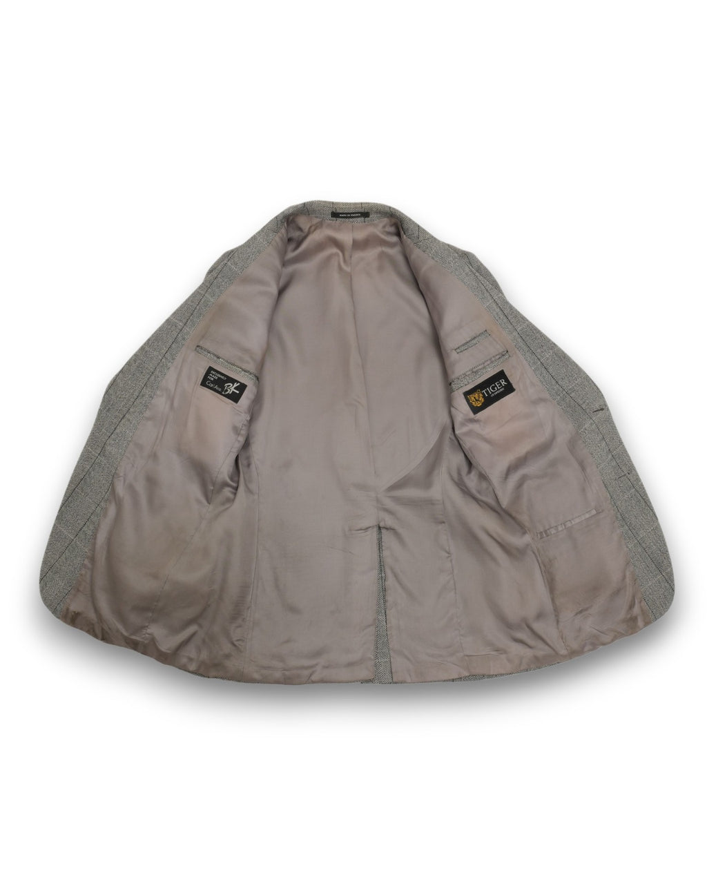 Grey Overcheck Sports Jacket