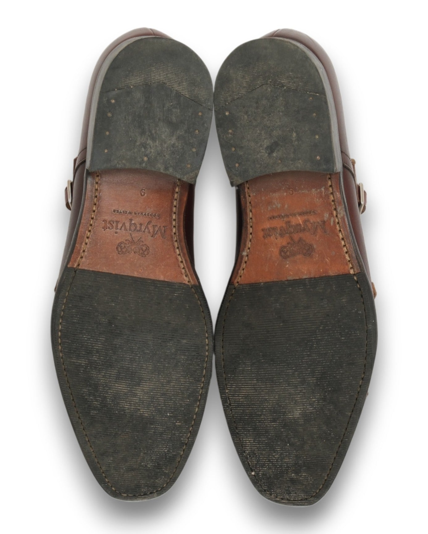 Dark Brown Double Monk-Straps