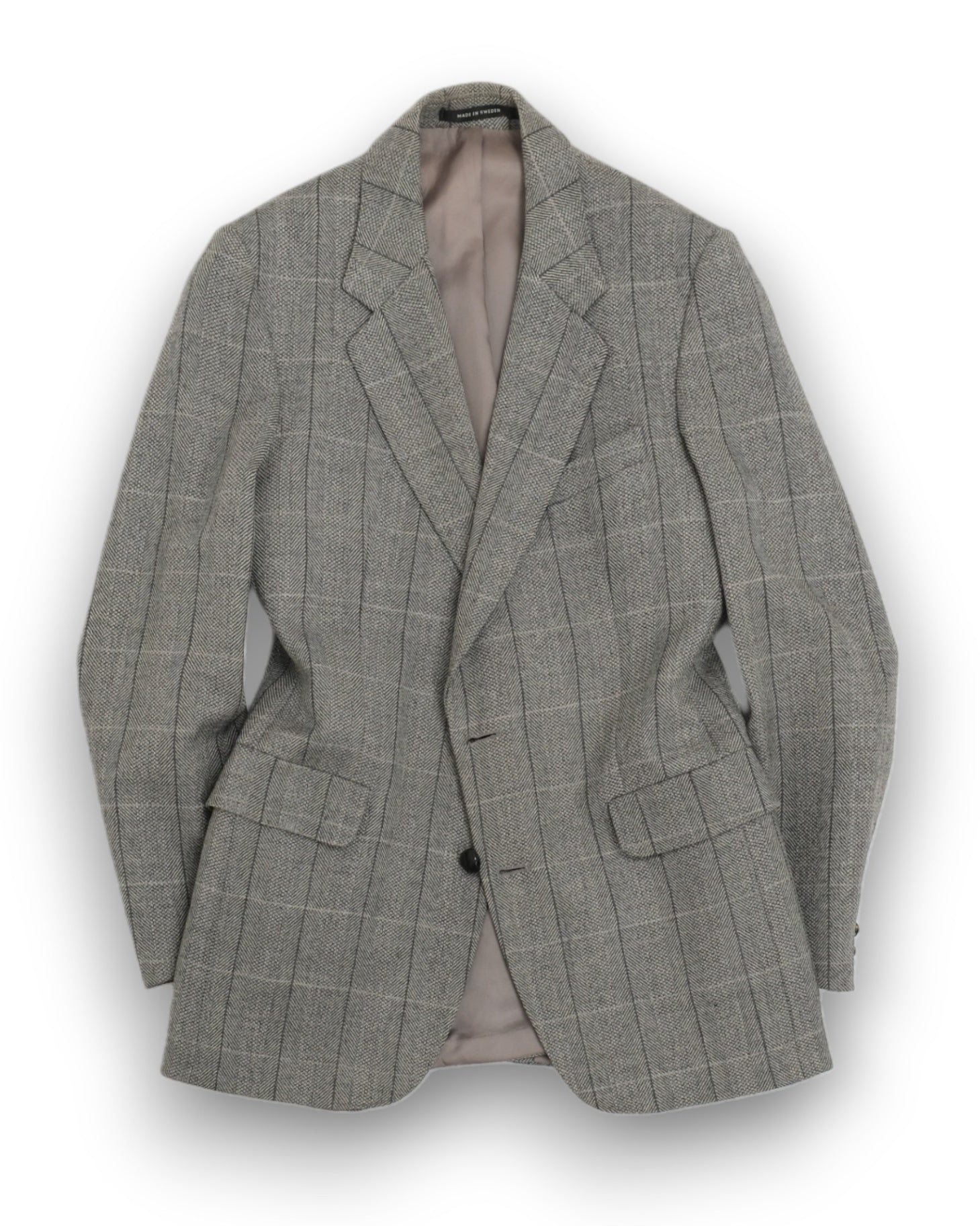 Grey Overcheck Sports Jacket