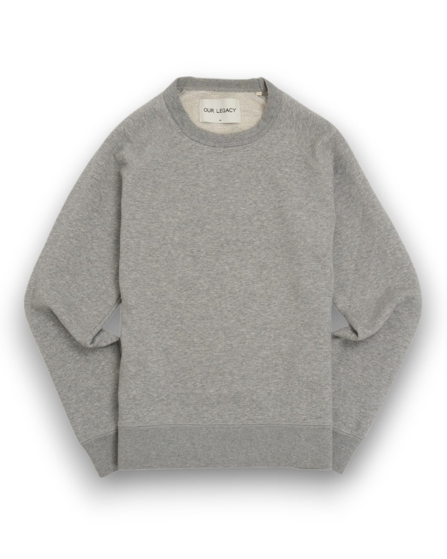 Grey Raglan Jersey Sweatshirt