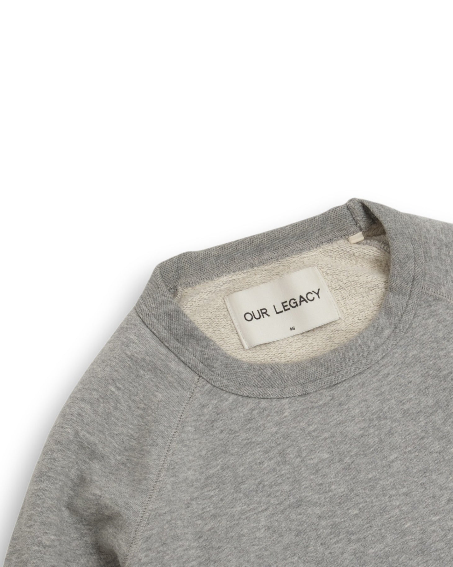 Grey Raglan Jersey Sweatshirt