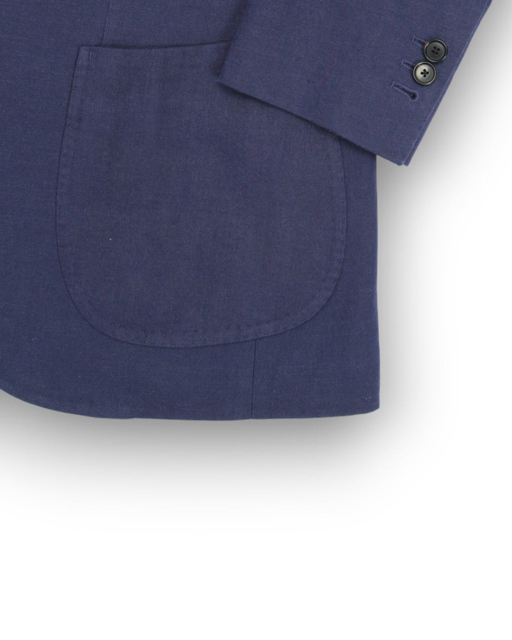 Admiral Blue Cotton & Linen Sports Jacket