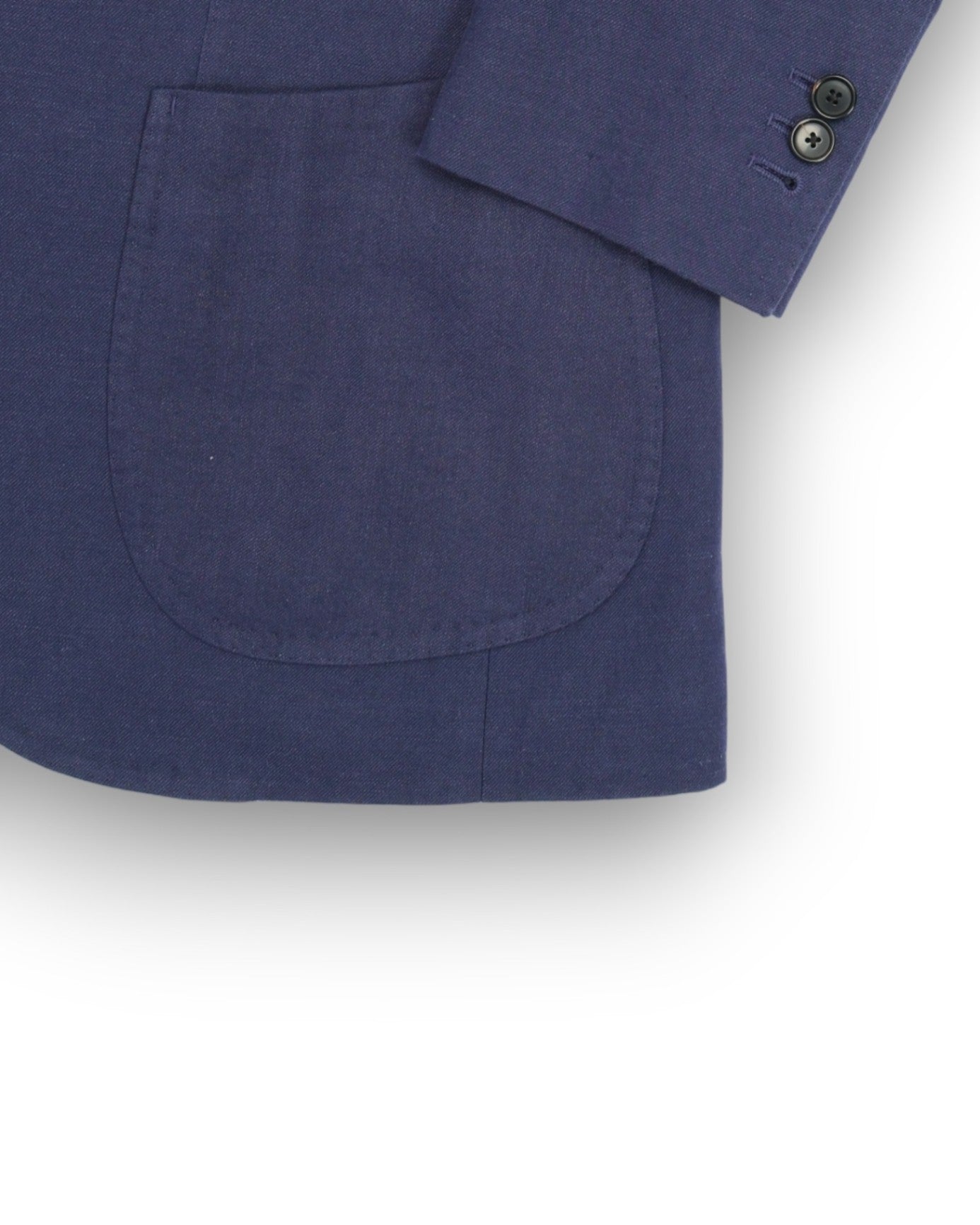 Admiral Blue Cotton & Linen Sports Jacket