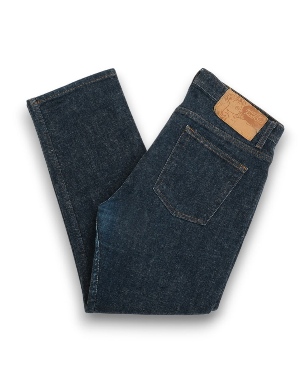 Raw Selvedge High-Rise Jeans