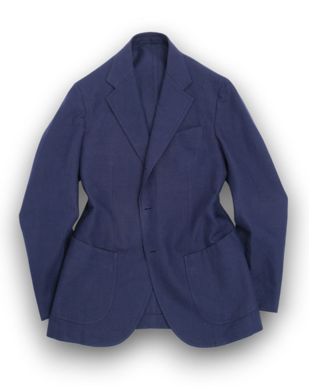 Admiral Blue Cotton & Linen Sports Jacket