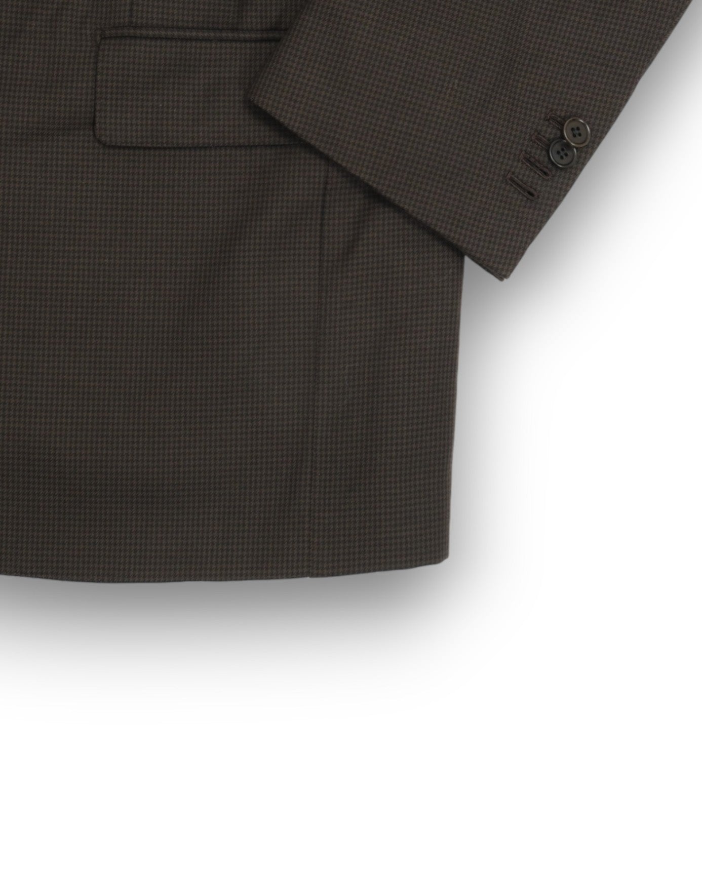 Dark Brown/Black Puppytooth Holland & Sherry Sports Jacket