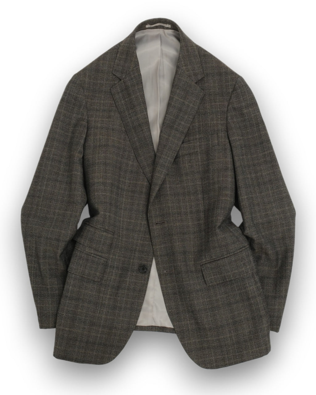 Grey Glen Checked Wool Blend Suit
