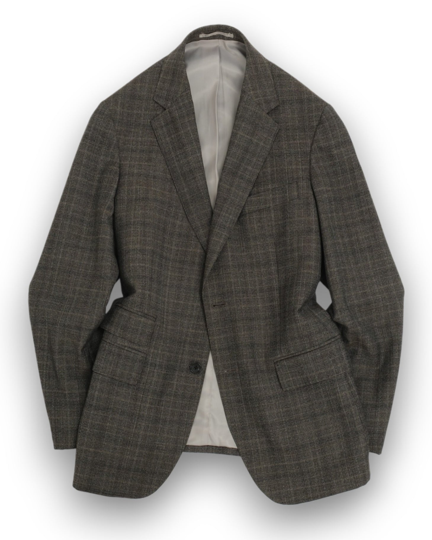 Grey Glen Checked Wool Blend Suit