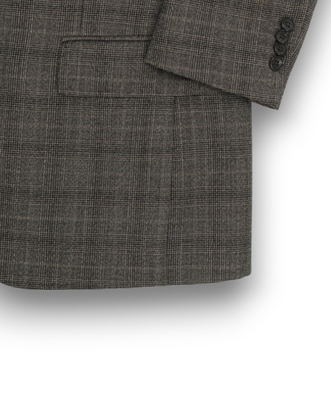 Grey Glen Checked Wool Blend Suit