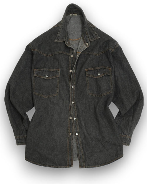 Faded Grey Western Shirt