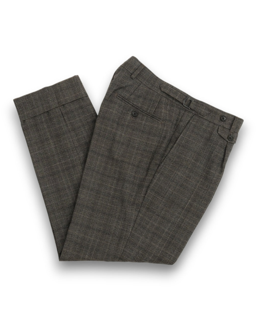 Grey Glen Checked Wool Blend Suit