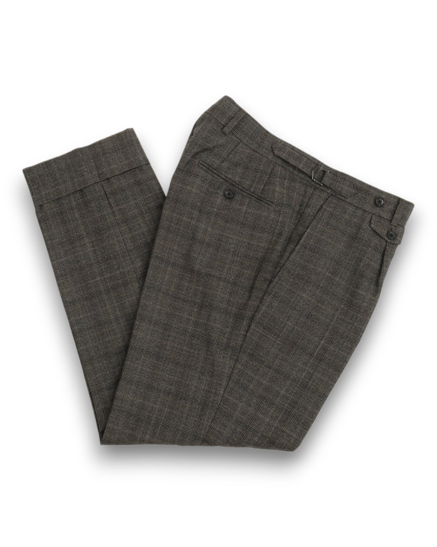 Grey Glen Checked Wool Blend Suit