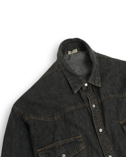 Faded Grey Western Shirt