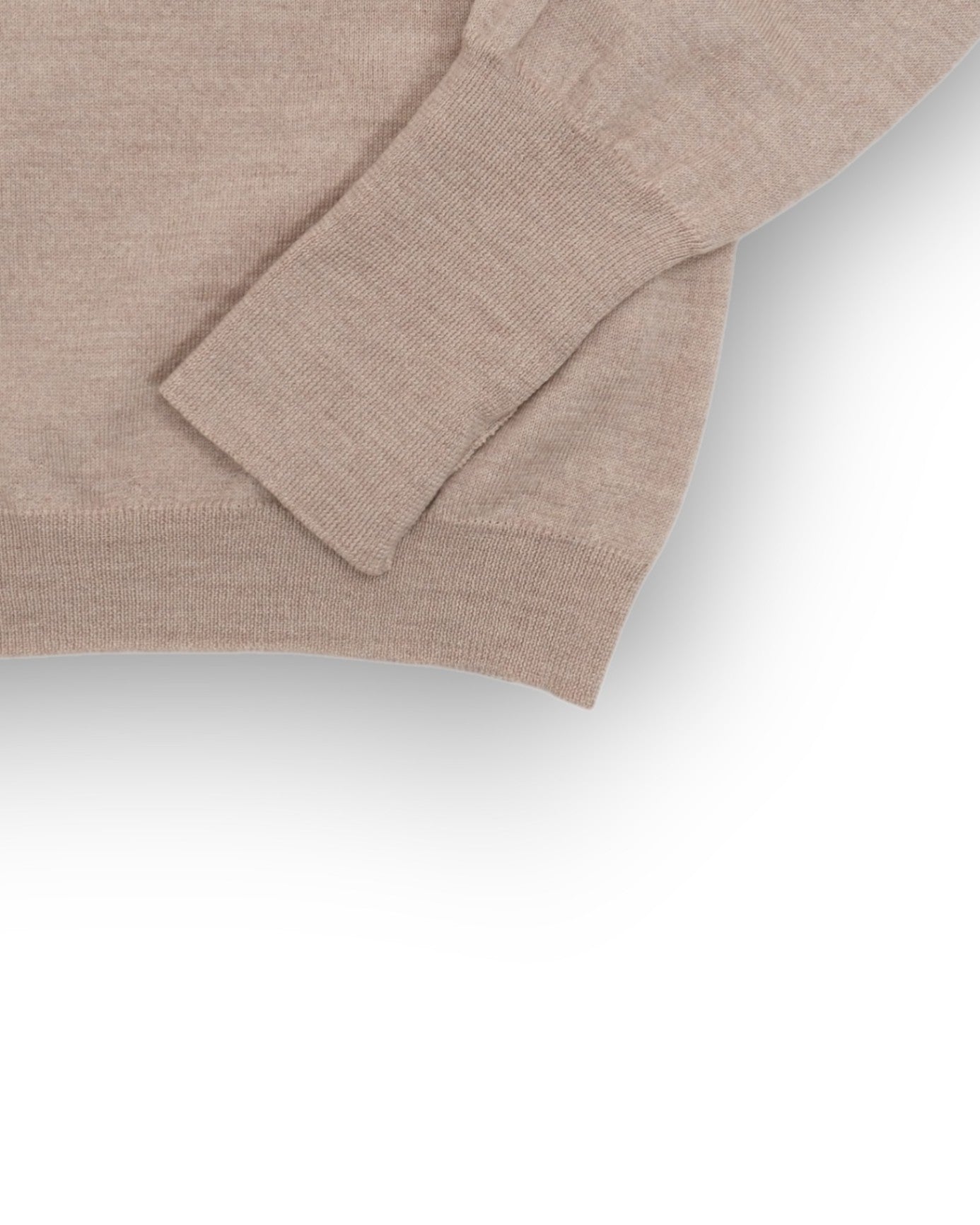 Beige Merino Rollneck