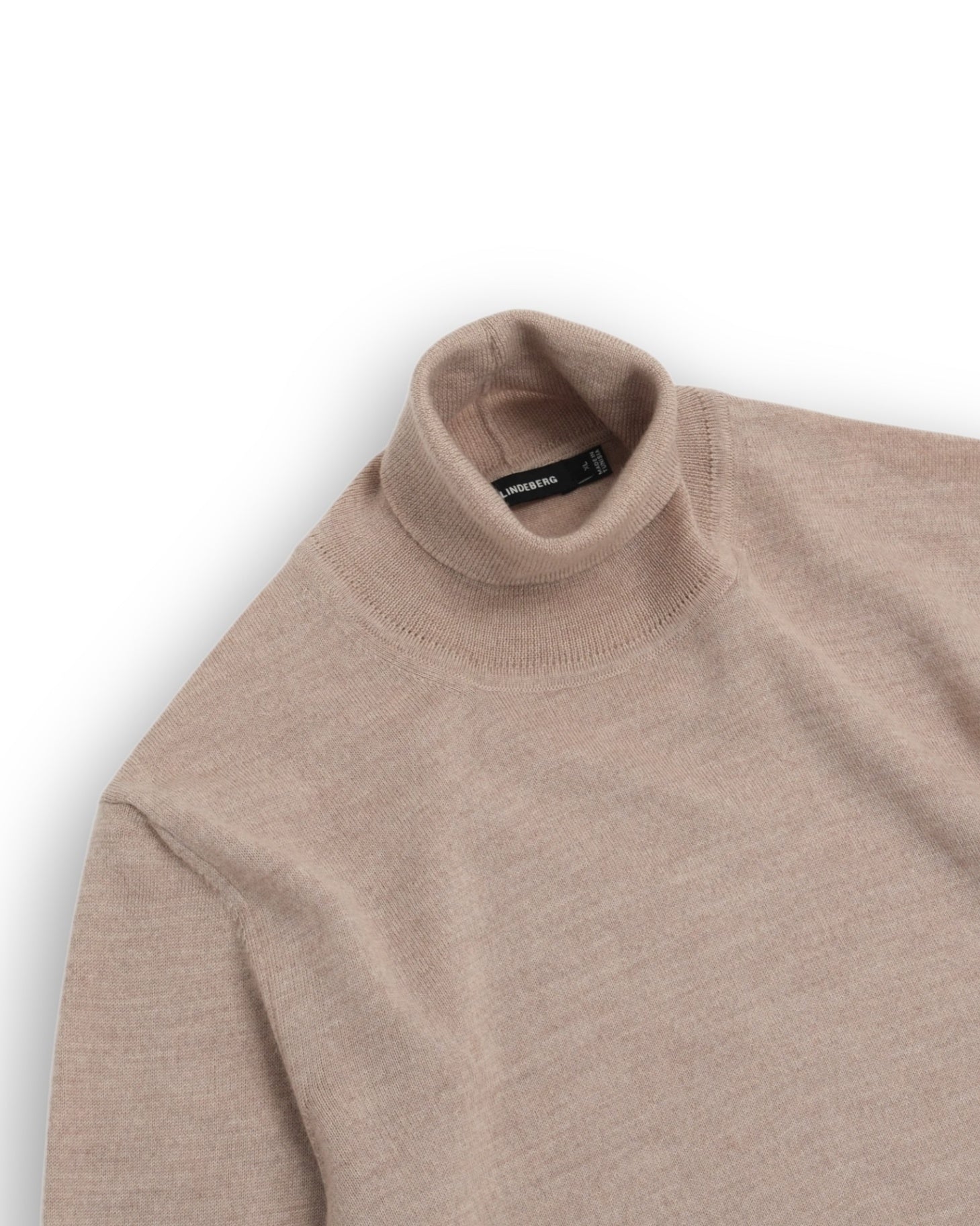 Beige Merino Rollneck