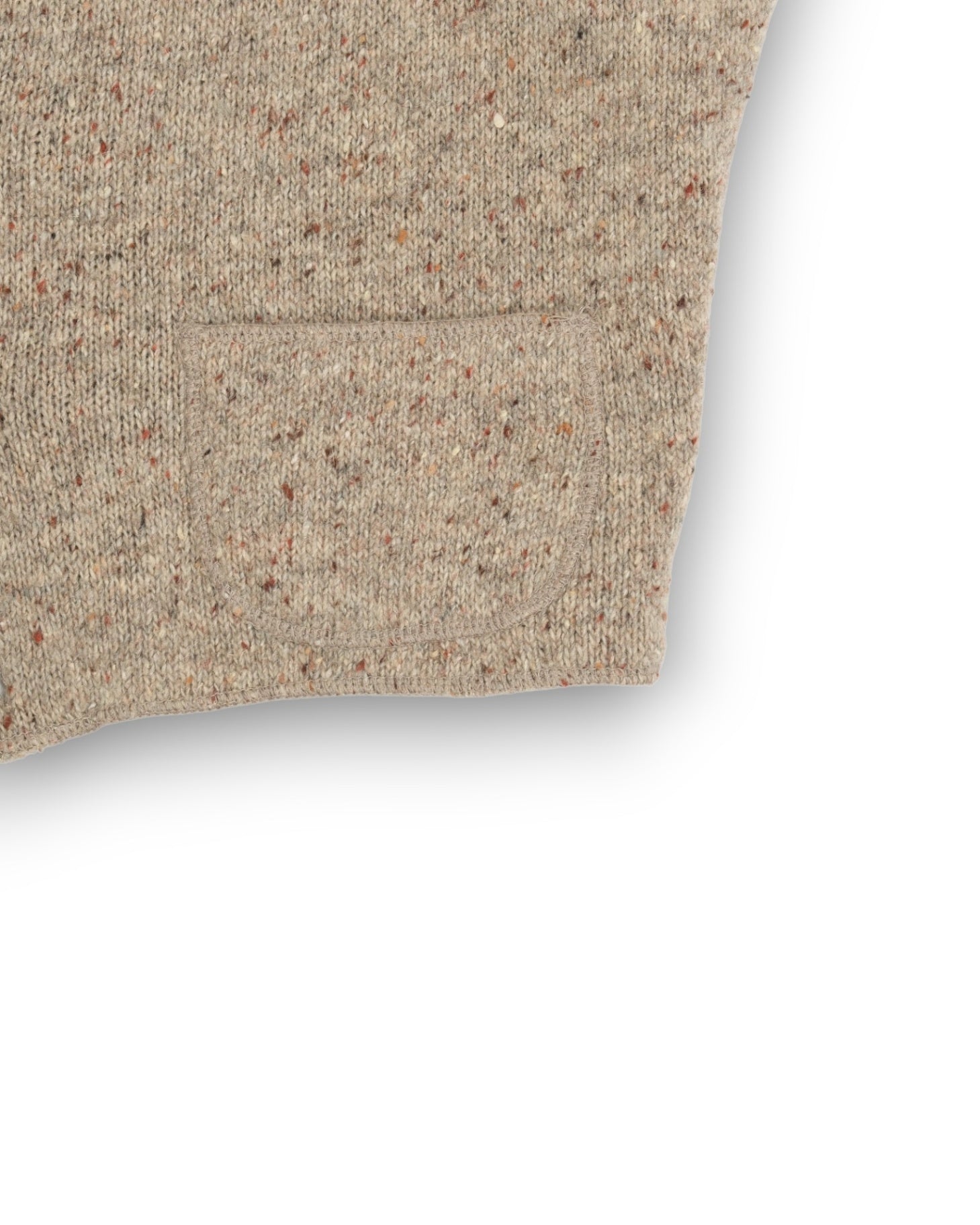 Stone Donegal Sleeveless Cardigan