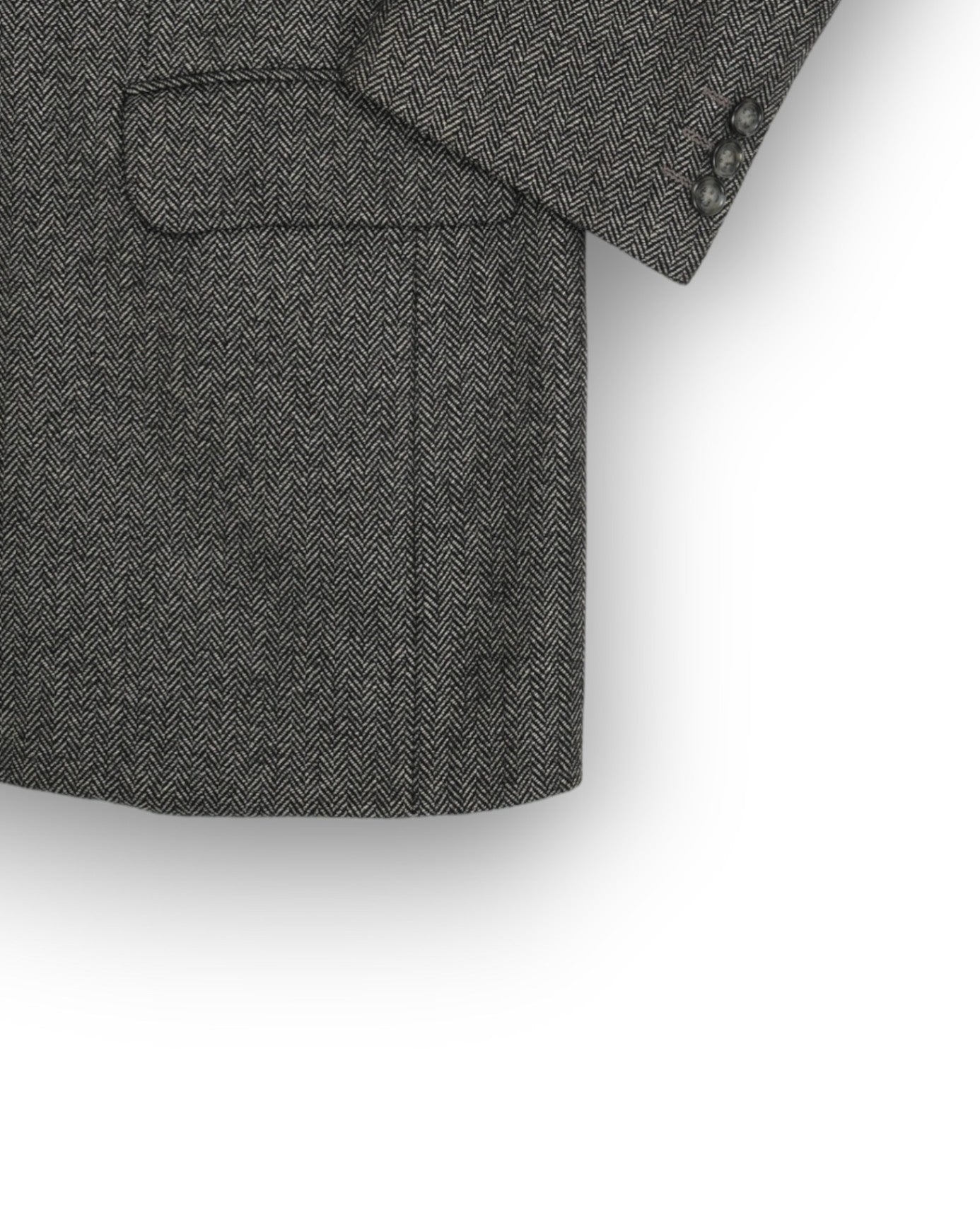 Grey Herringbone Sports Jacket