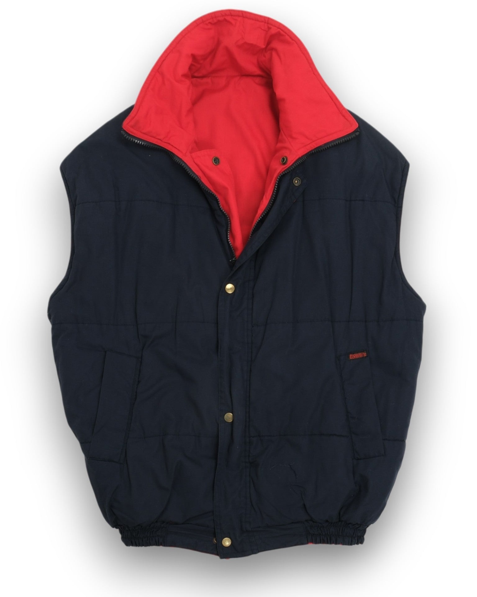 Navy/Red Reversible Gilet