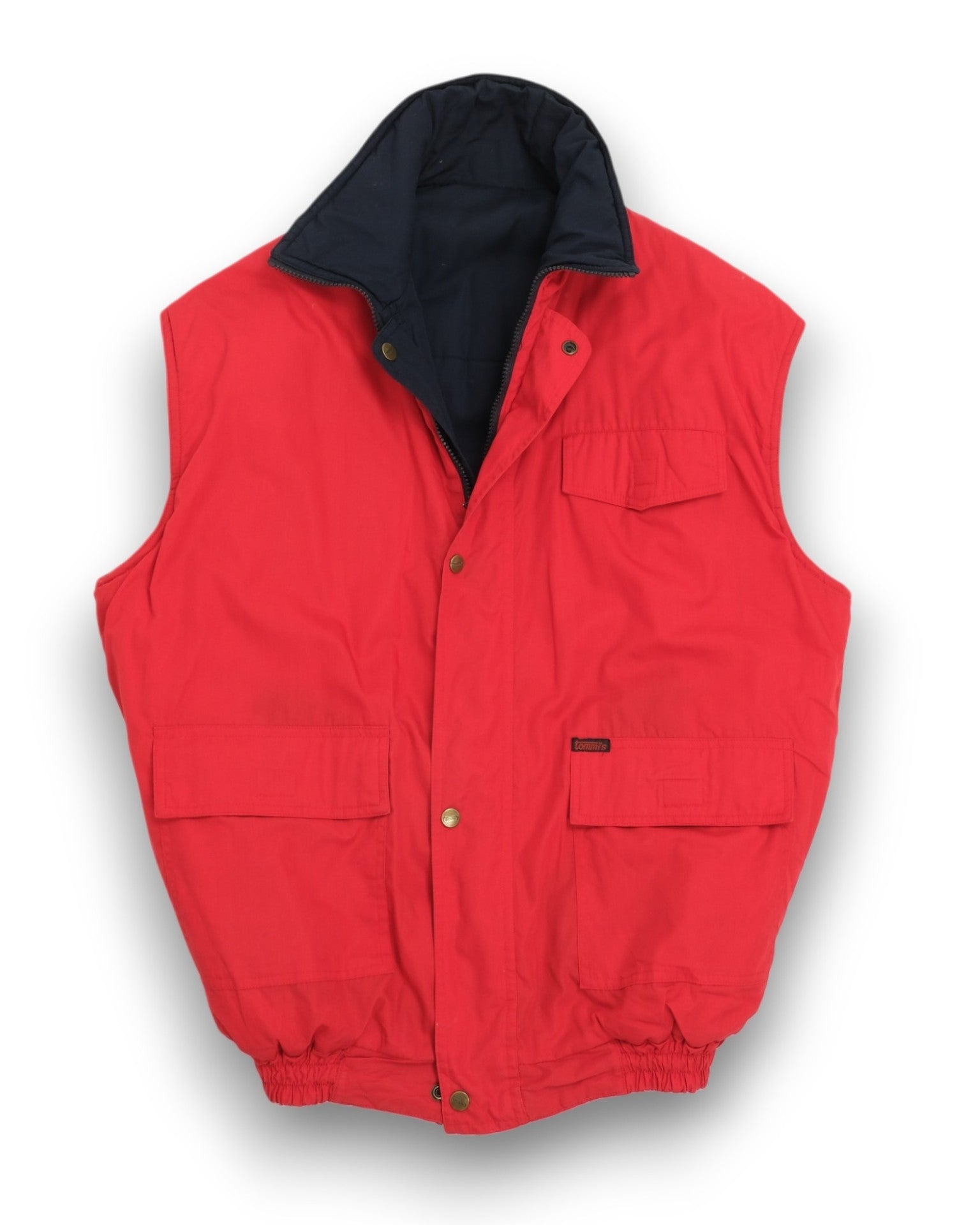 Navy/Red Reversible Gilet
