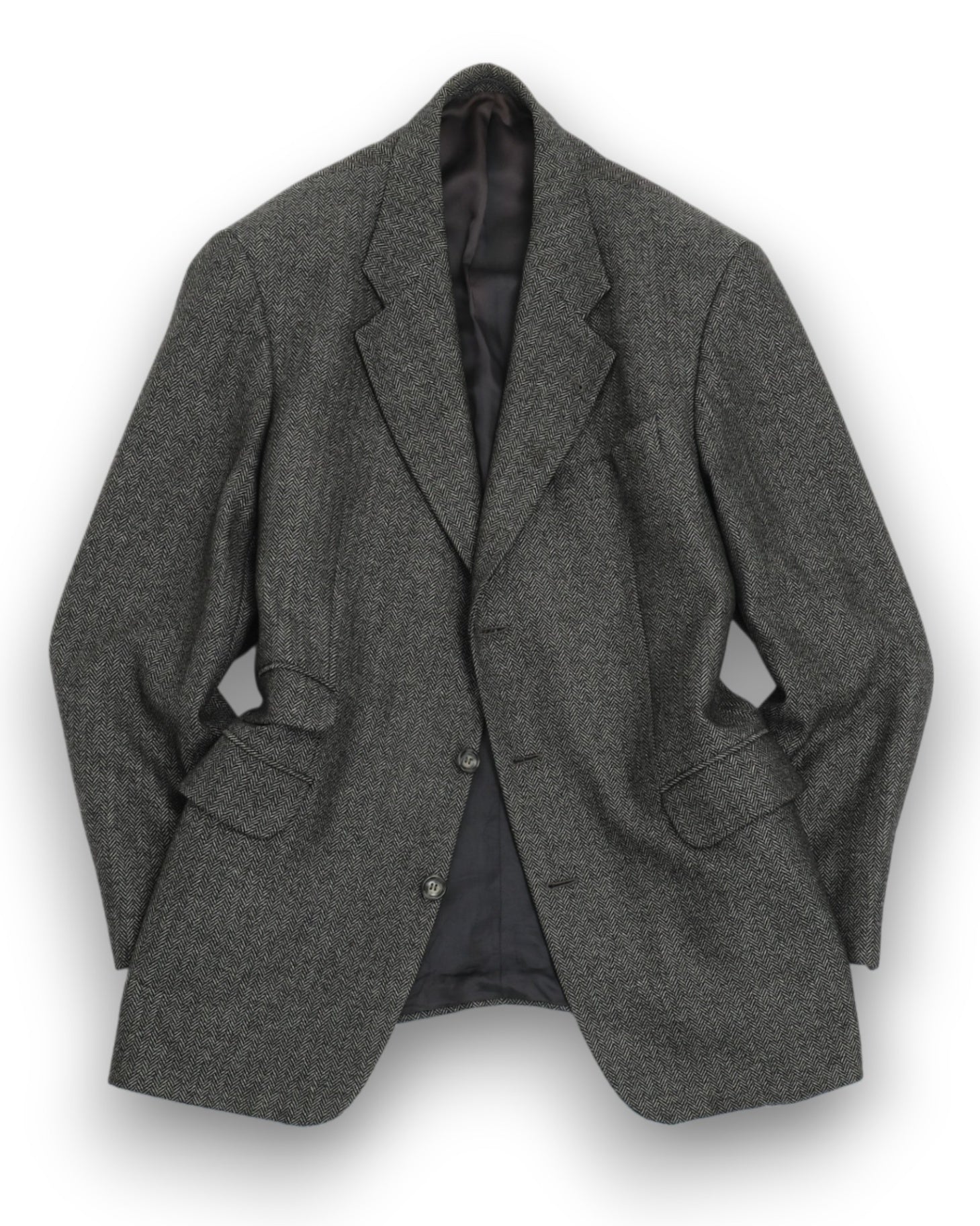 Grey Herringbone Sports Jacket