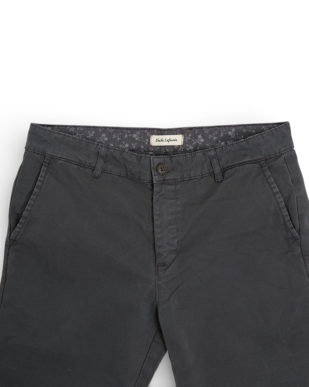 Clay Grey Cotton Twill Trousers