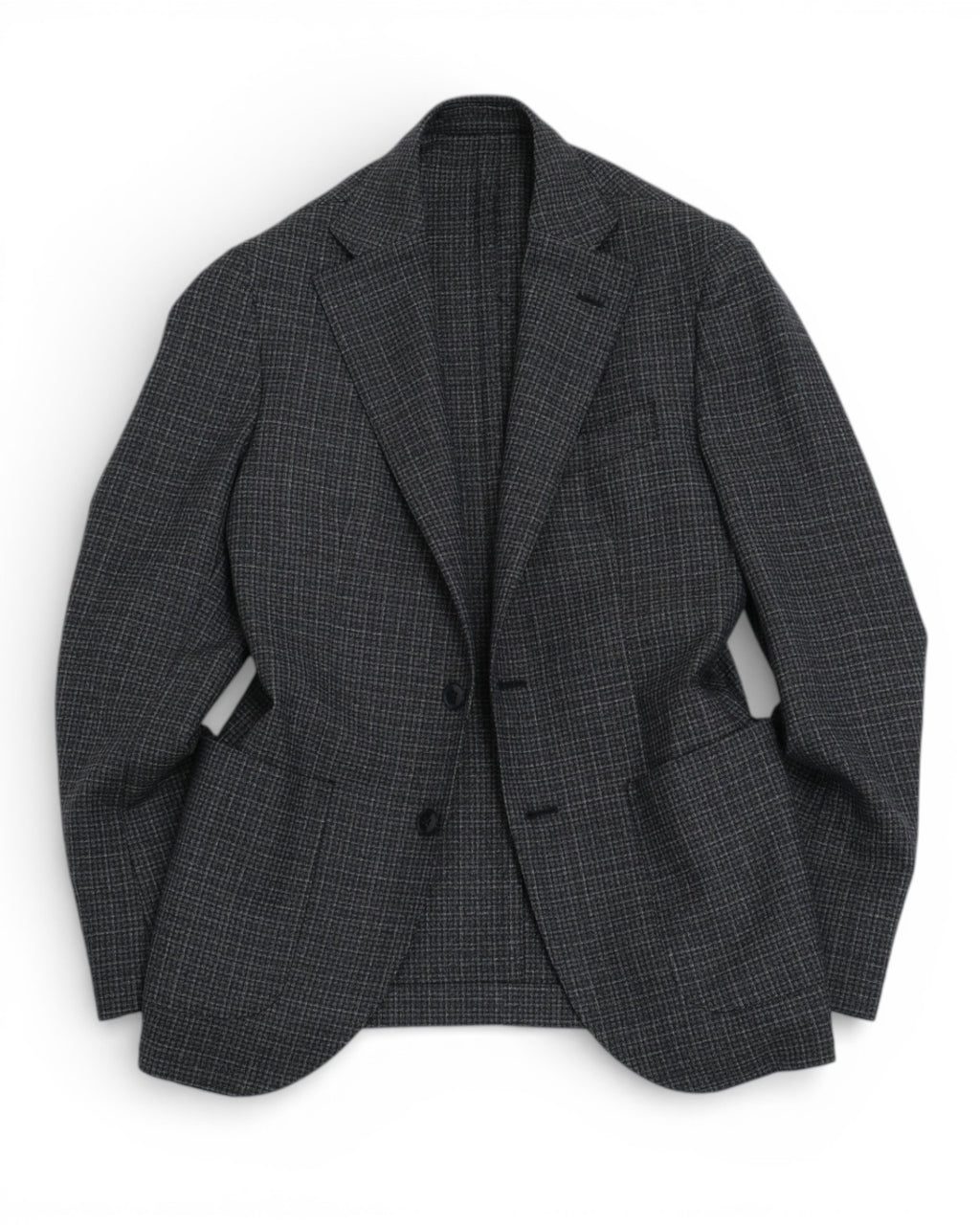 Blue/Navy/White Slubbed Gunclub Sports Jacket